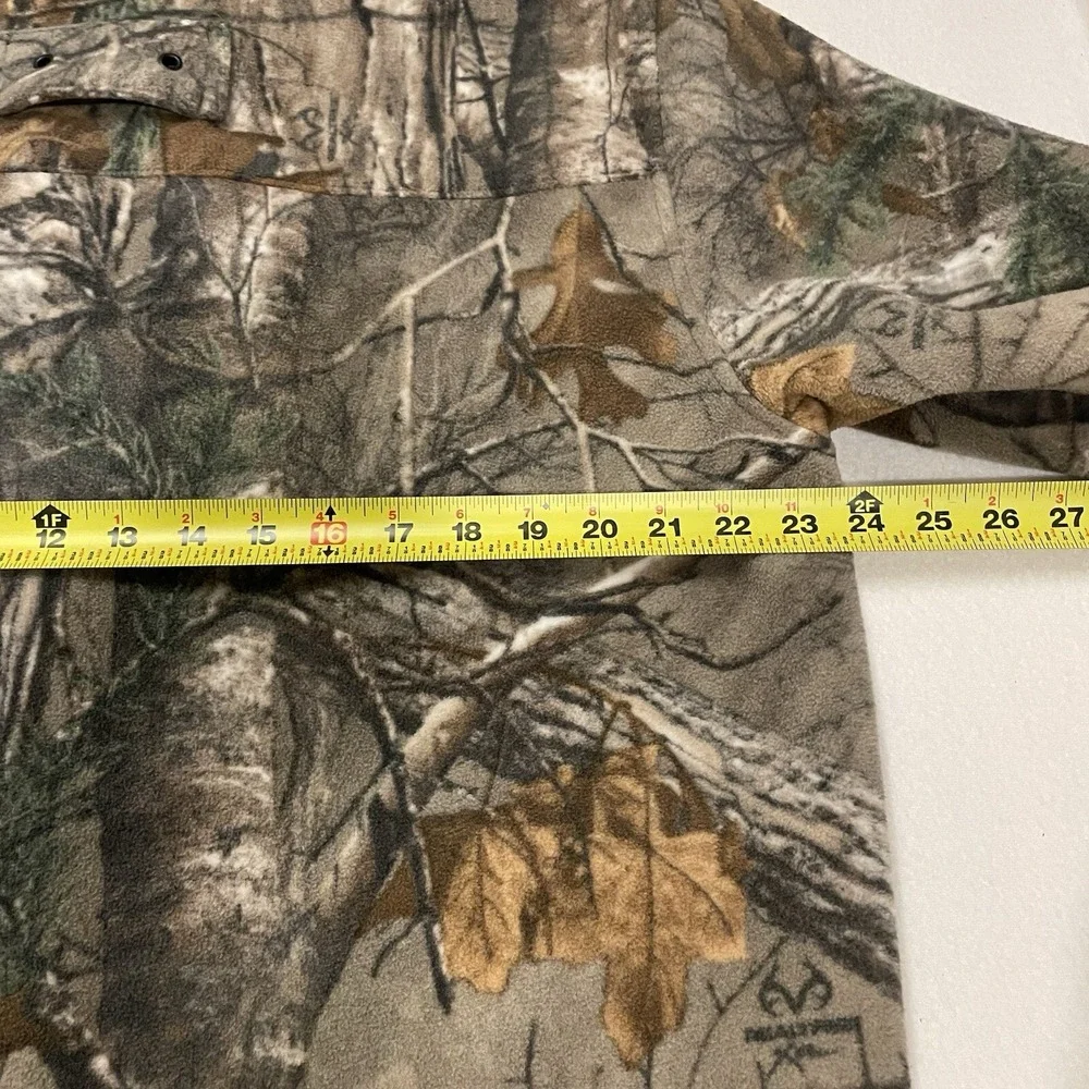Camouflage Fleece Jacket Windproof Midway USA Men's Size L Hunting Coat NRA Camo